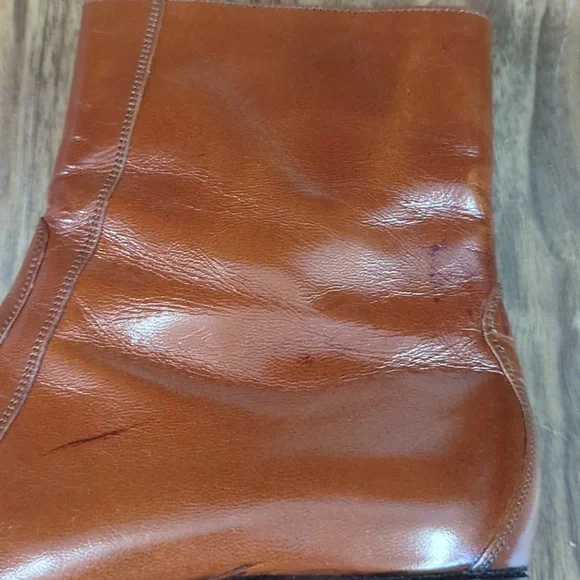 Florsheim Sorrento Pointed Toe Brown Leather Ankle Boots 10.5 D - Picture 9 of 11